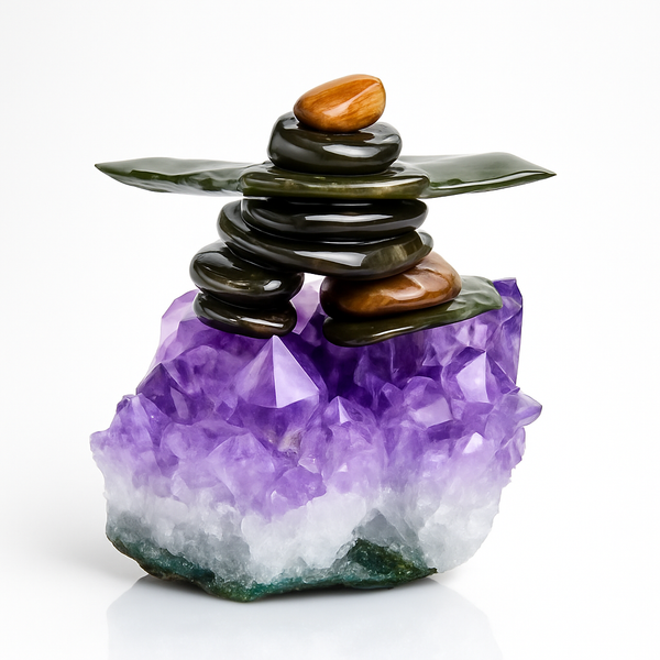 Rock Inukshuk on Amethyst