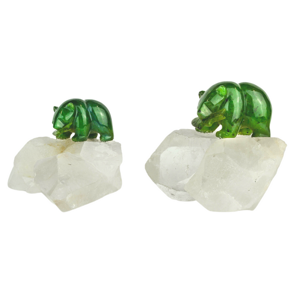 Bear on Clear Quartz