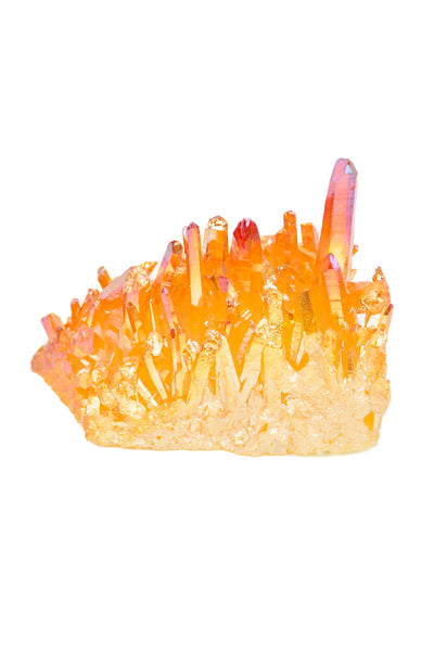 Tangerine Aura Quartz