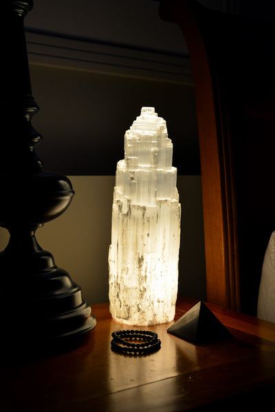 Selenite Lamp