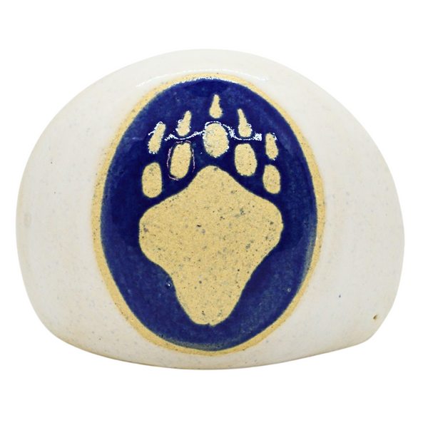 Double Sided Dome Clay Rattle