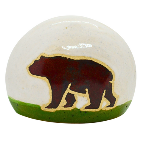 Double Sided Dome Clay Rattle