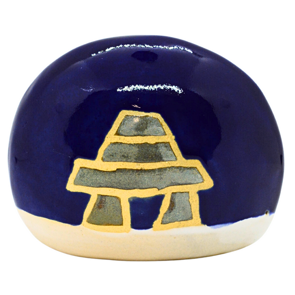 Double Sided Dome Clay Rattle