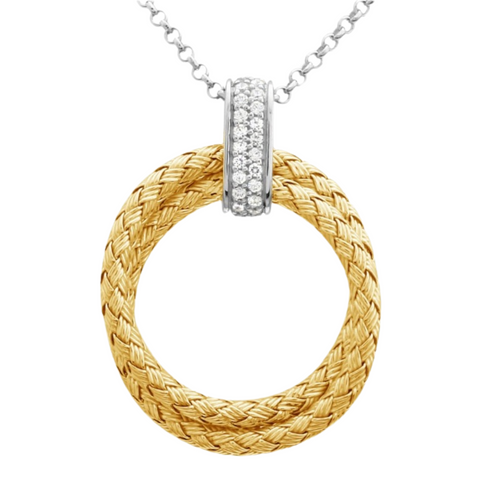 Woven Unity Mesh Necklace