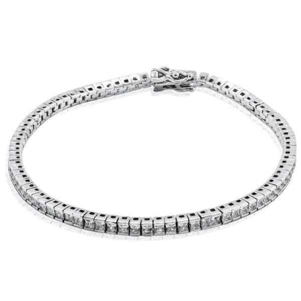 Princess Cut Tennis Bracelet