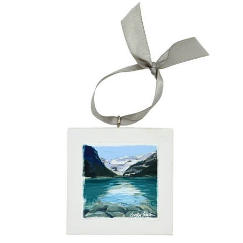 Lake Louise Mini Painting Ornament