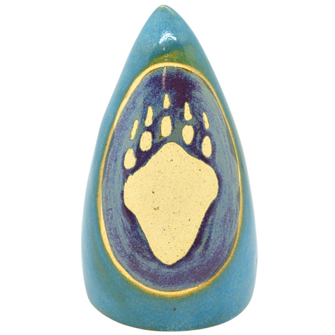 Bear Paw Cone Clay Rattle