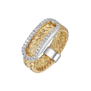Paperclip Woven Ring