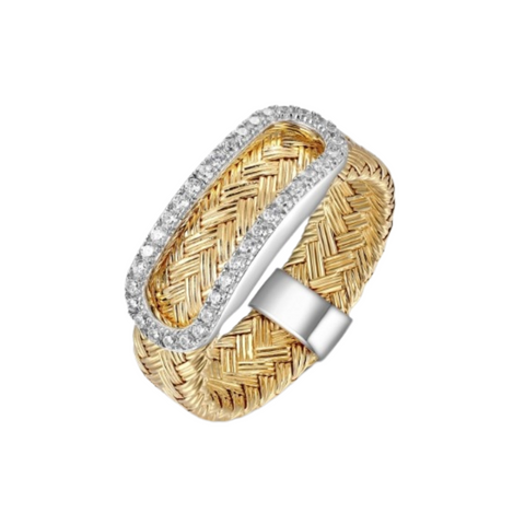 Paperclip Woven Ring