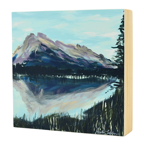 Mount Rundle Painting Art Blocks