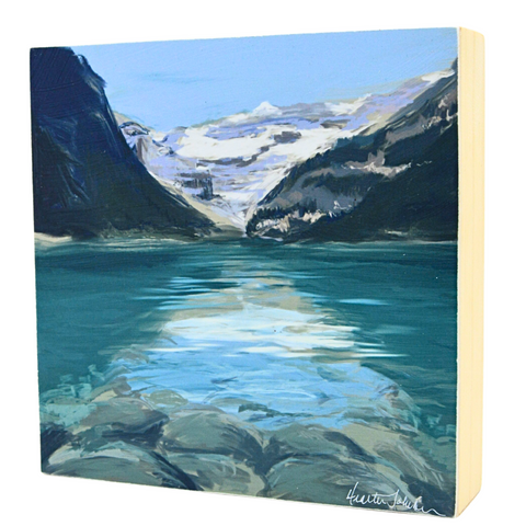 Lake Louise Painting Art Blocks