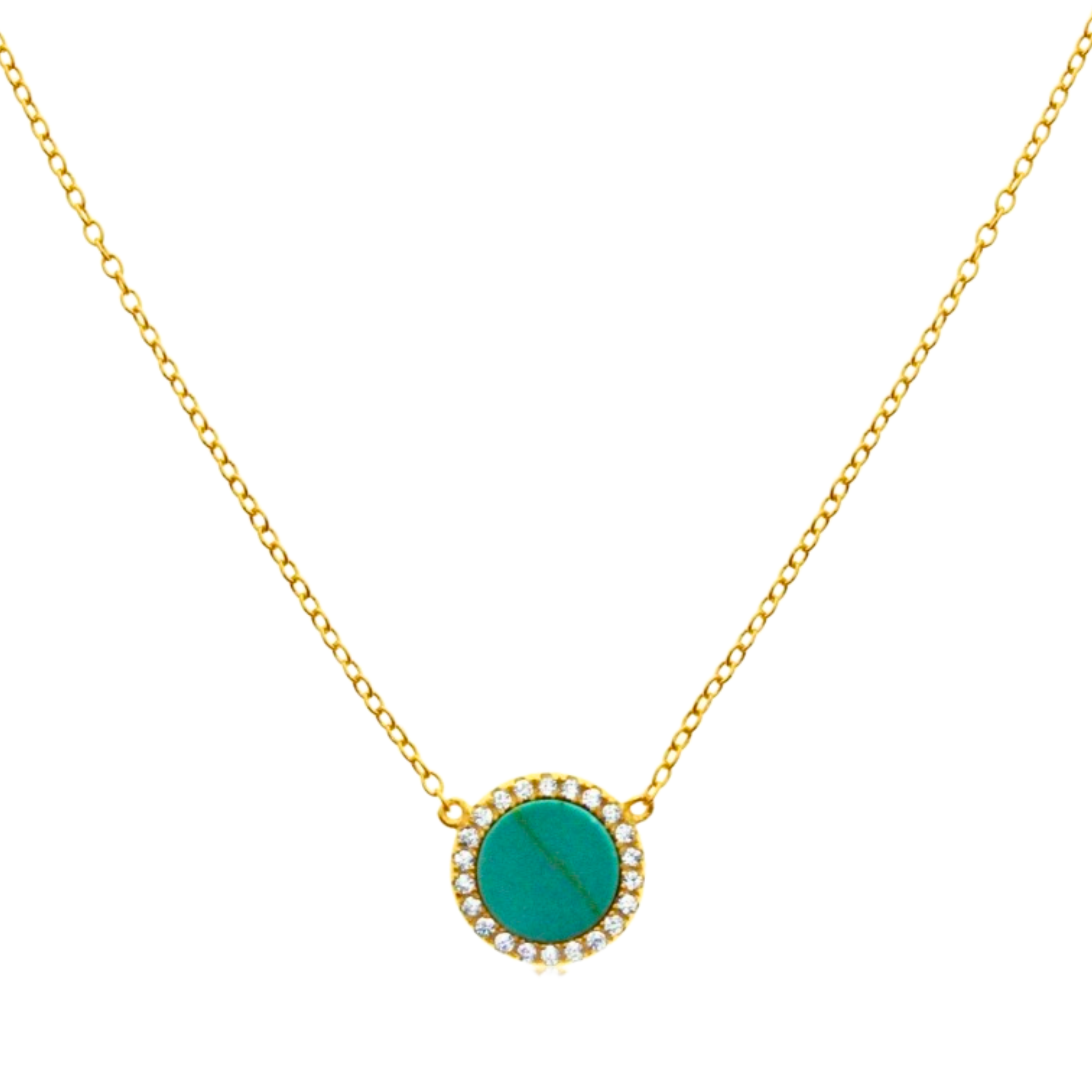 Halo Turquoise Necklace