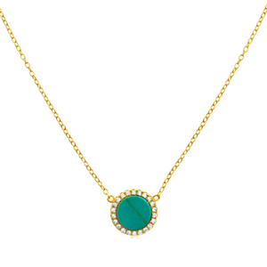 Halo Turquoise Necklace