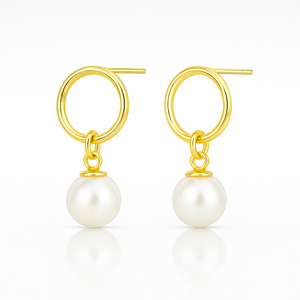 Pear Drop Stud Earring