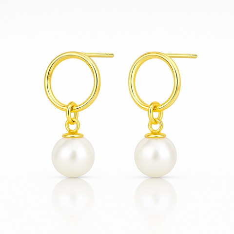 Pear Drop Stud Earring