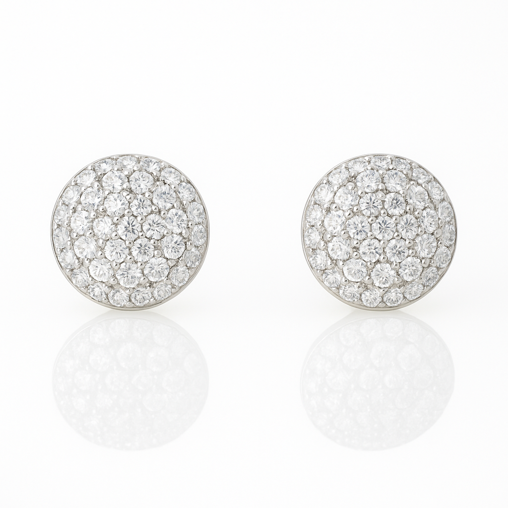 Medallion Stud Earrings