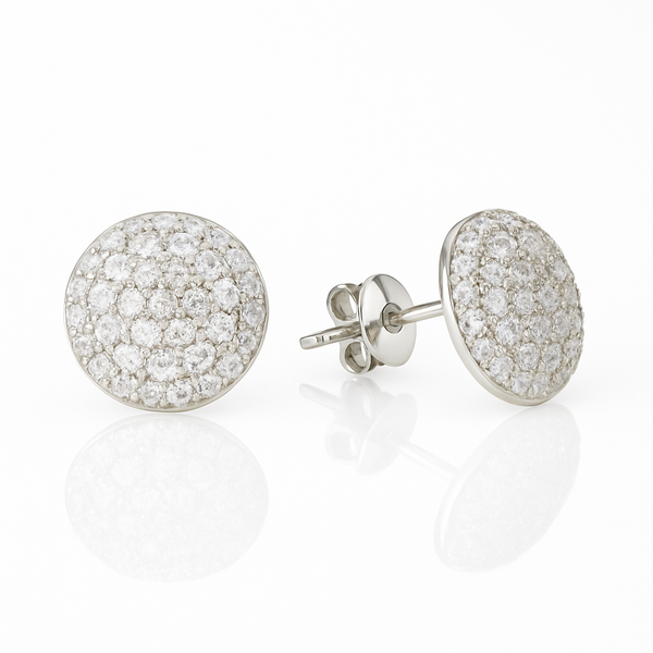 Medallion Stud Earrings
