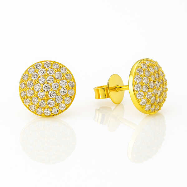 Medallion Stud Earrings
