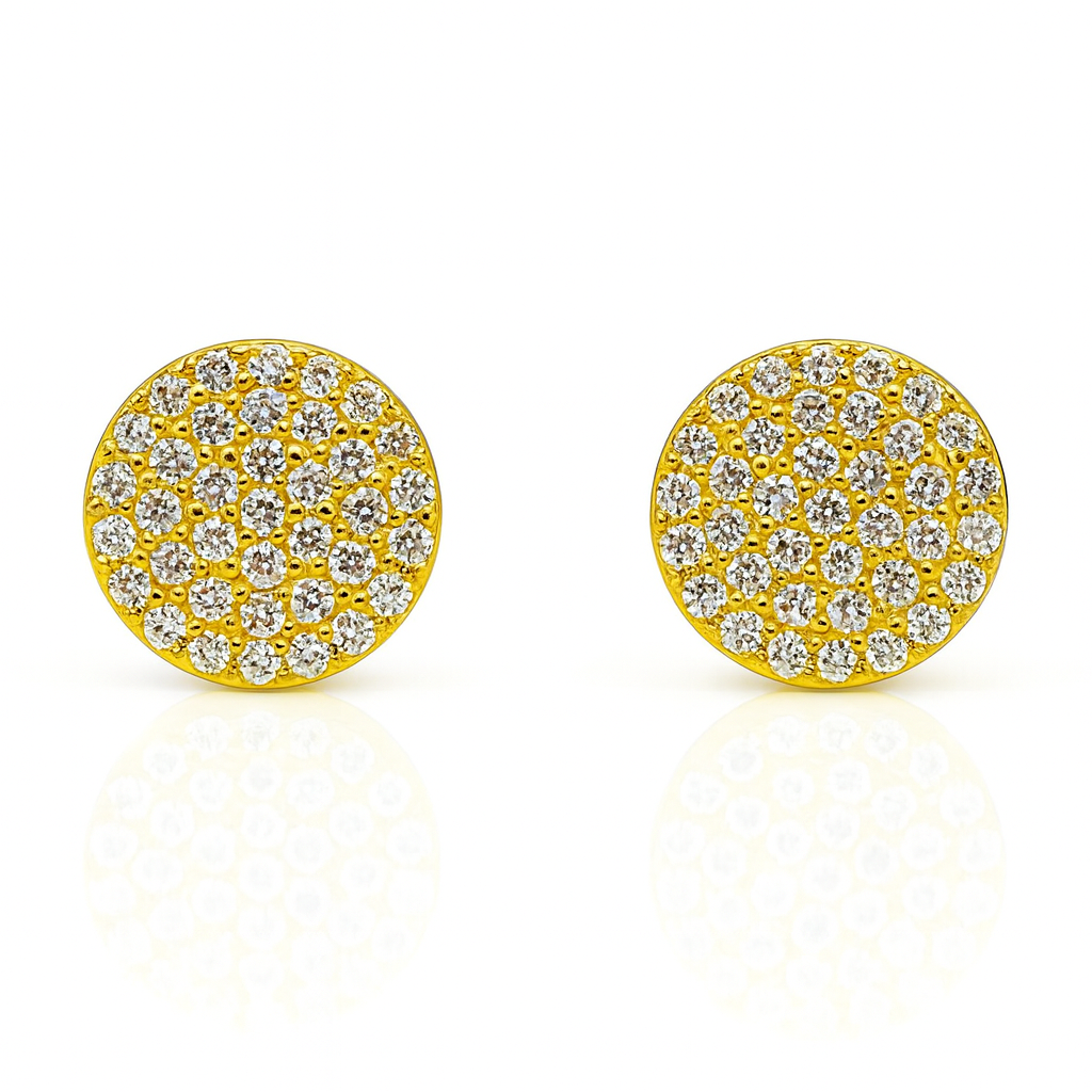 Medallion Stud Earrings