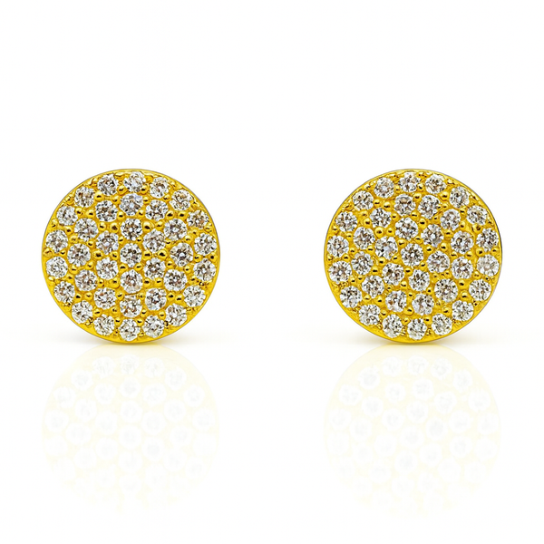 Medallion Stud Earrings