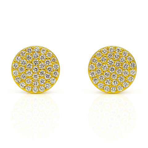 Medallion Stud Earrings