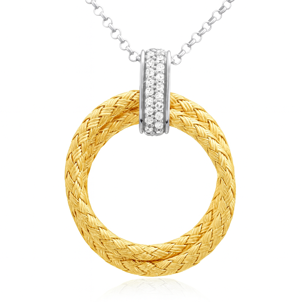 Woven Unity Mesh Necklace