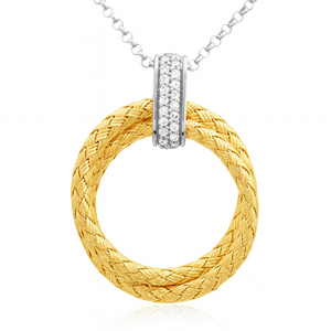 Woven Unity Mesh Necklace