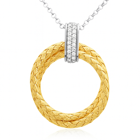 Woven Unity Mesh Necklace