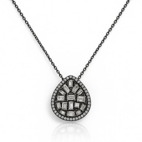 Teardrop Cluster Necklace