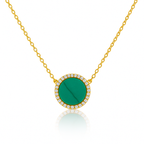 Halo Turquoise Necklace