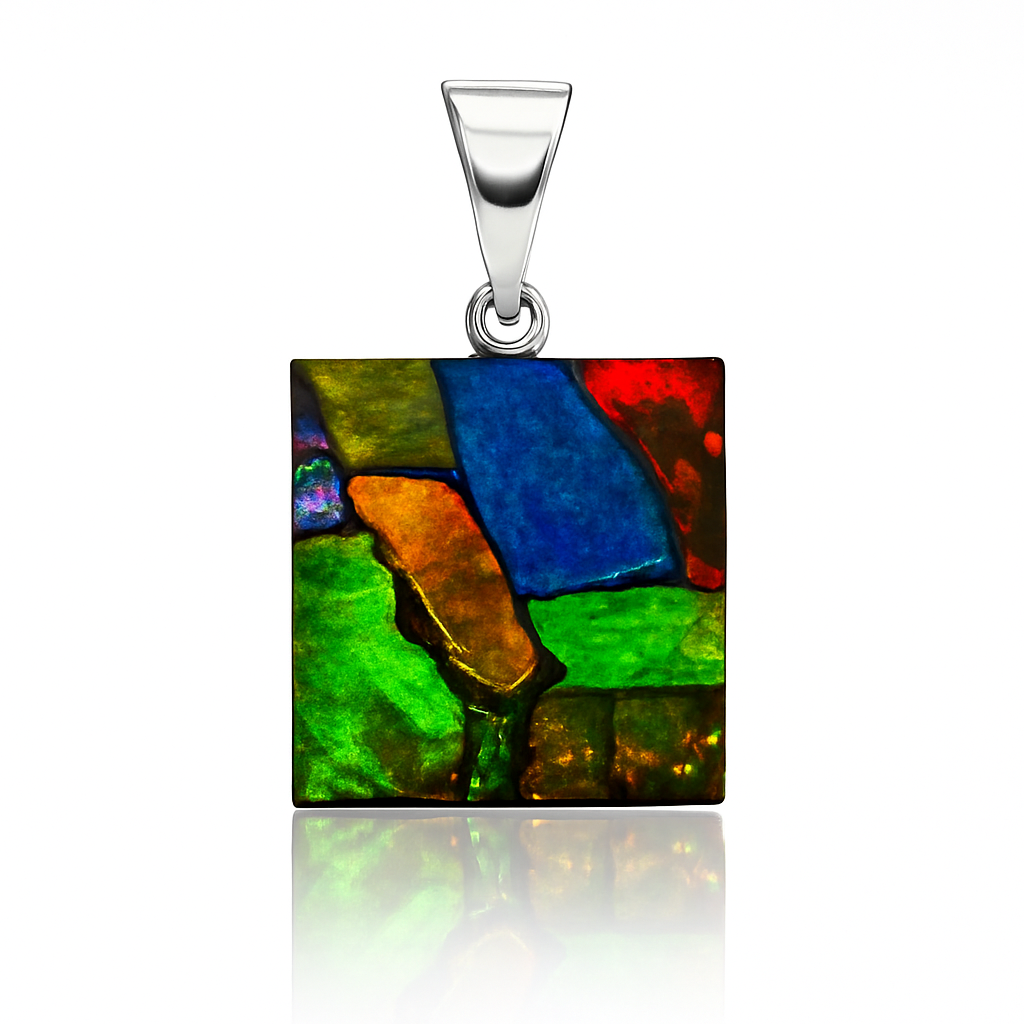 Ammolite Gem Pendant