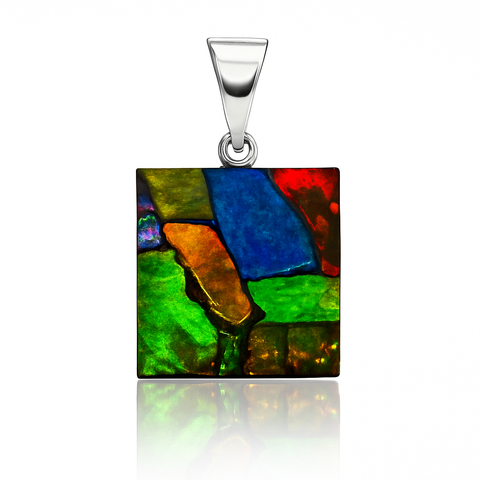 Ammolite Gem Pendant