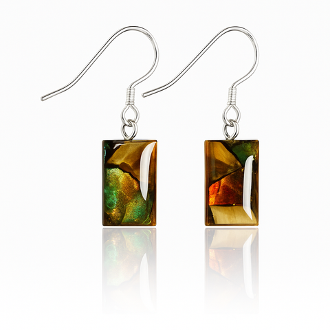 Mammoth Ivory Rectangle Earring