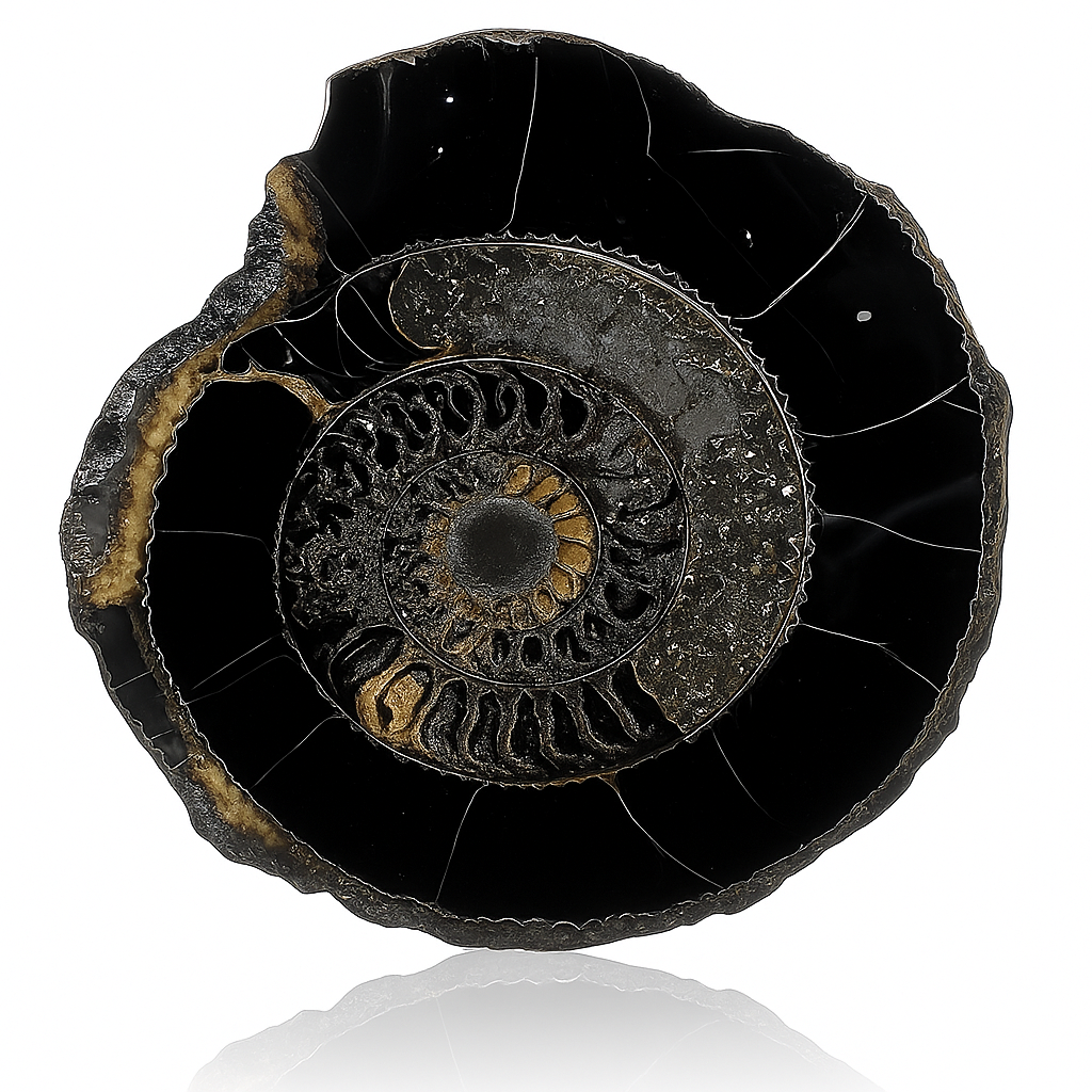Pyritized Ammonite