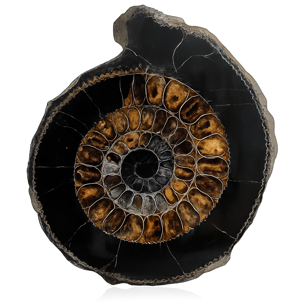 Pyritized Ammonite