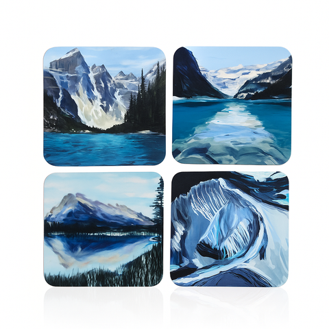 Canadian Rockies Coaster Set