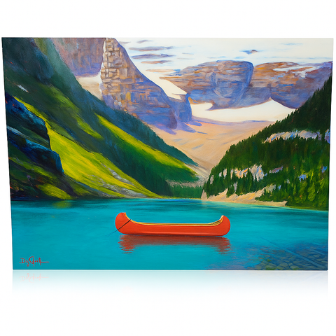 Lake Louise and Red Canoe