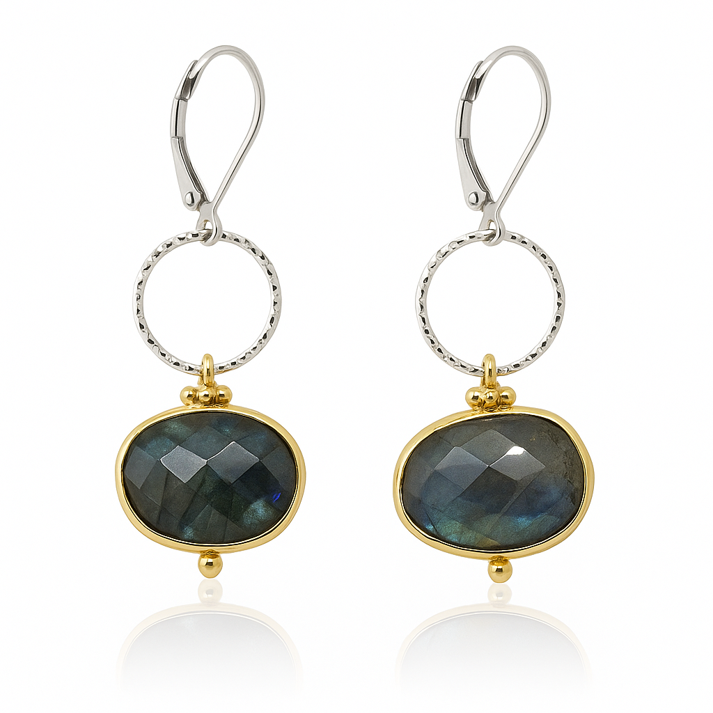 Labradorite Earrings