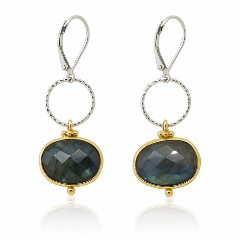 Labradorite Earrings