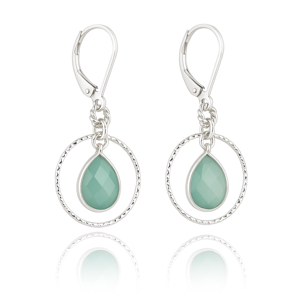 Chalcedony Earrings