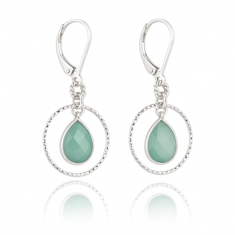 Chalcedony Earrings