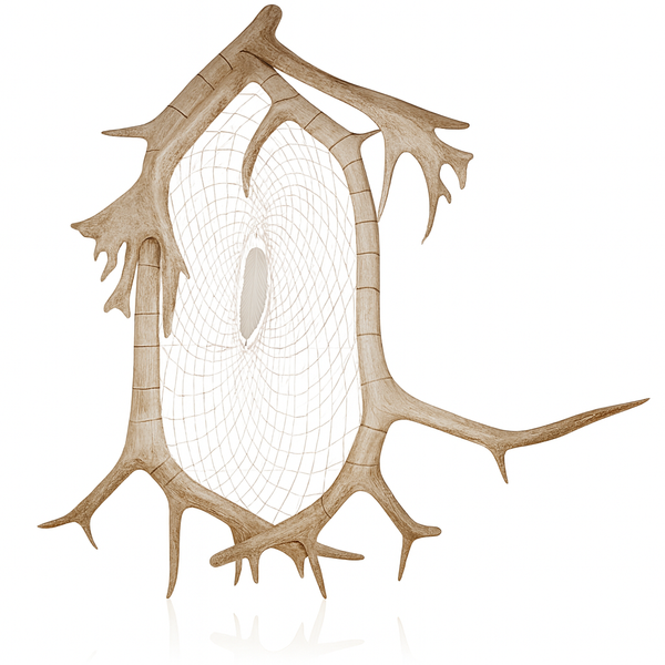Caribou Dream Catcher Carving