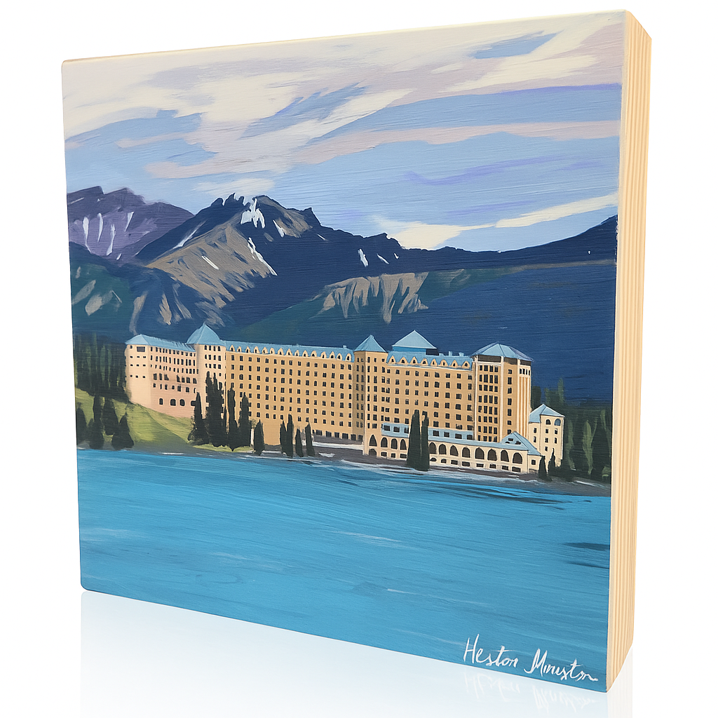 Chateau Lake Louise Painting Art Blocks