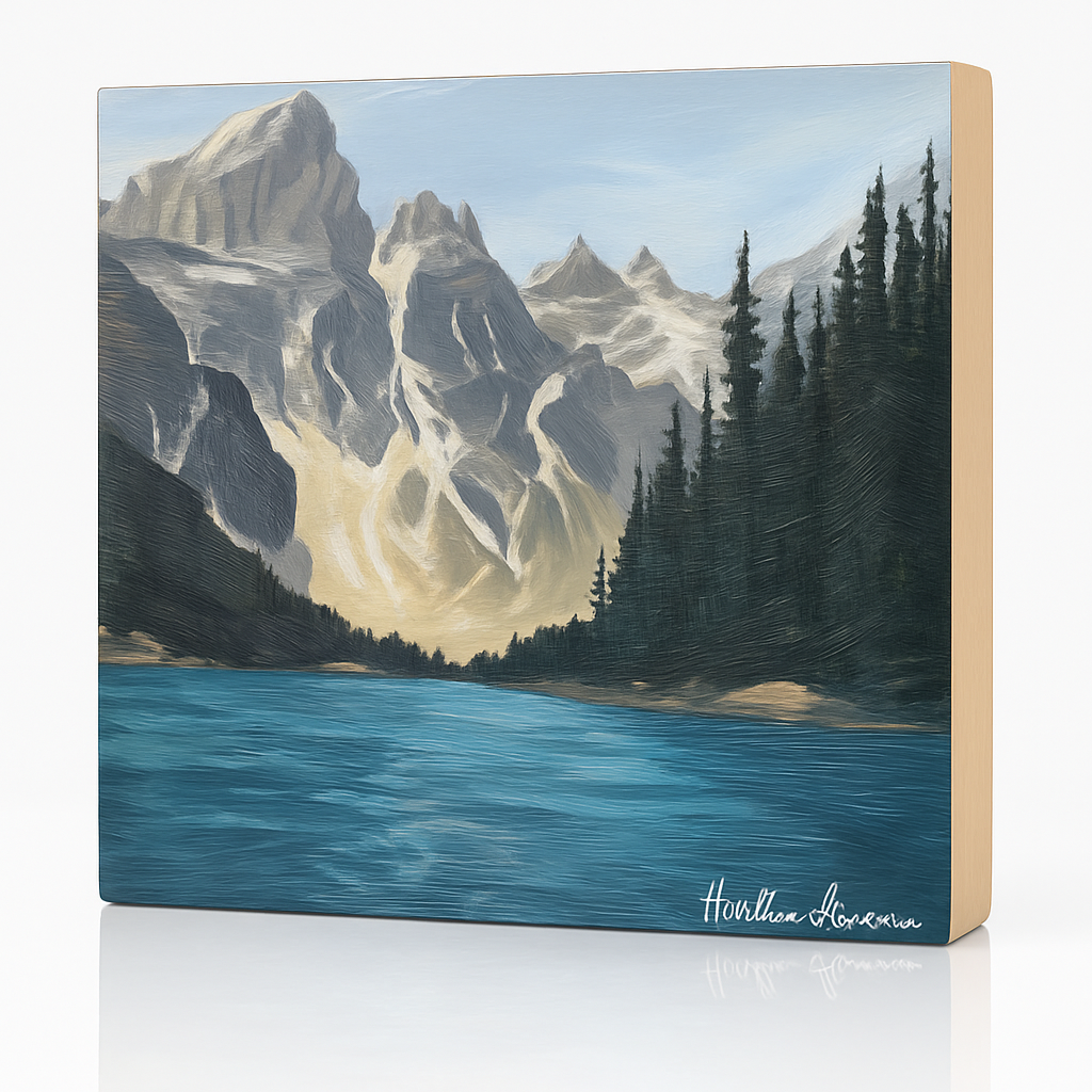 Moraine Lake Painting Art Blocks