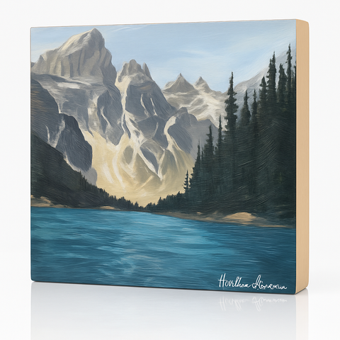 Moraine Lake Painting Art Blocks