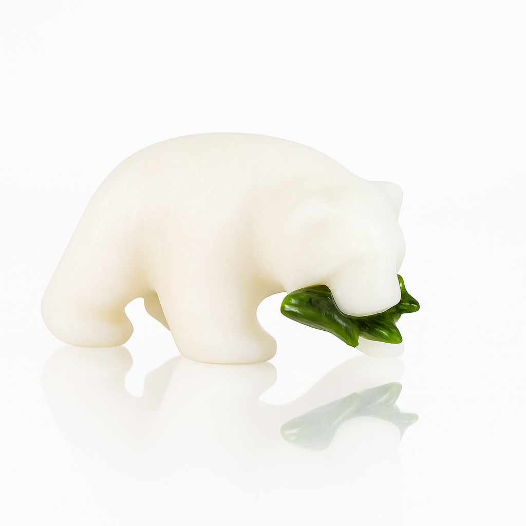 Bear with Jade Fish