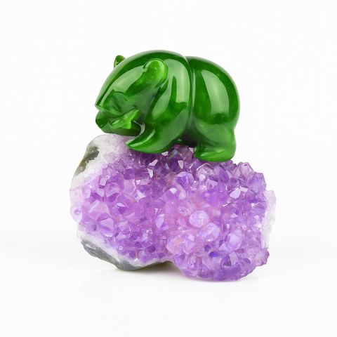 Bear on Amethyst