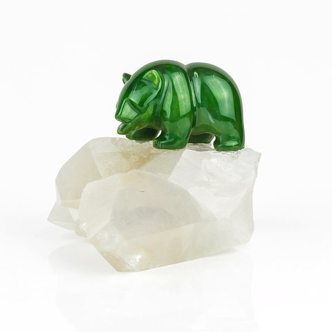Bear on Clear Quartz