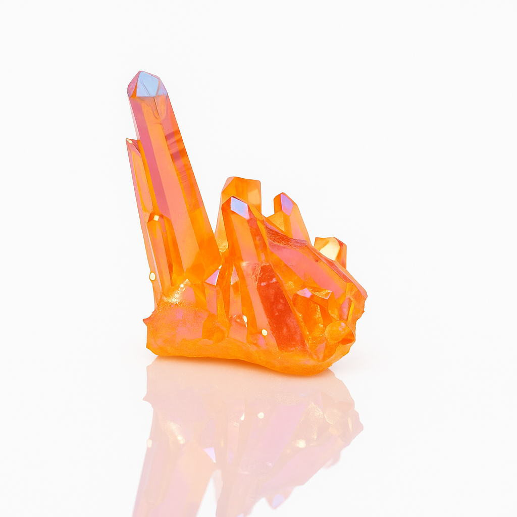 Tangerine Aura Quartz