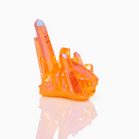 Tangerine Aura Quartz